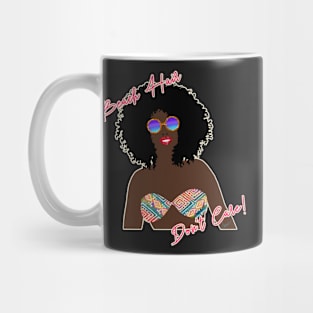 Beach Hair Don't Care! | Afro Hairstyle | Cherie's Art(c)2022 Mug